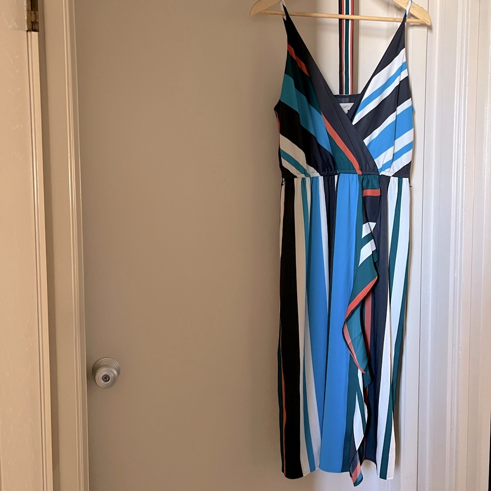 Loft Nautical Stripe Dress